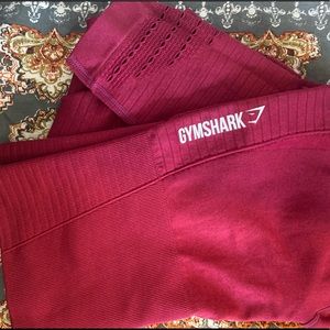 Maroon Gymshark leggings